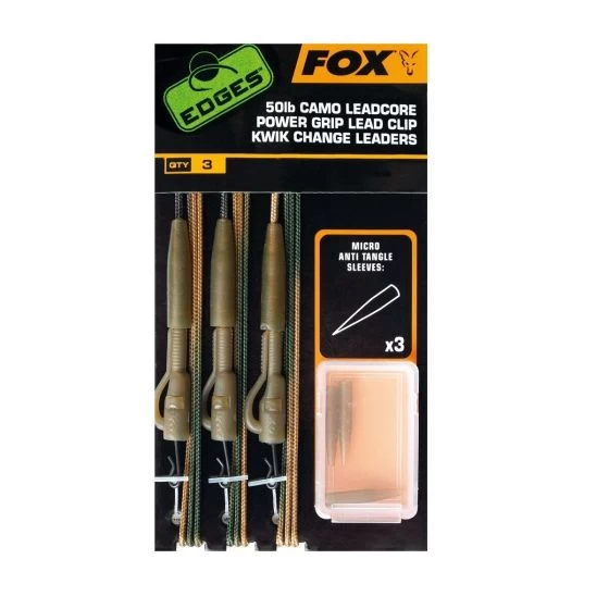Fox - Tied Camo Leadcore Lead Clip Leaders 1 Fox - Tied Camo Leadcore Lead Clip Leaders