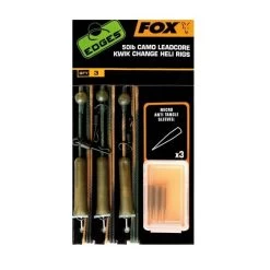 Fox - Tied Camo Leadcore Lead Heli Rig Leaders