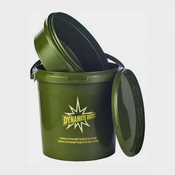 Dynamite Baits - 10ltr Green Bait Bucket 1 Dynamite Baits - 10ltr Green Bait Bucket