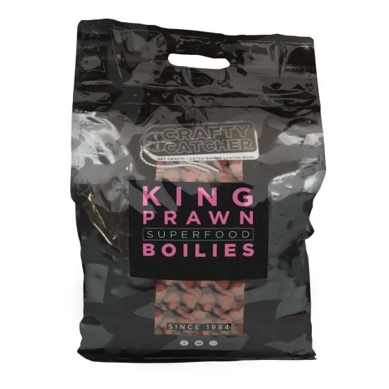 Crafty Catcher - Superfood King Prawn Boilies 1 Crafty Catcher - Superfood King Prawn Boilies