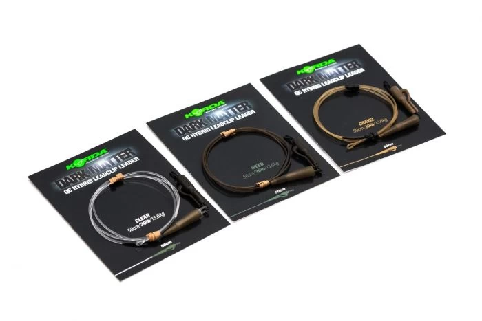 KORDA Dark Matter Leader QC Hybrid Clip 30lb 2 KORDA Dark Matter Leader QC Hybrid Clip 30lb - Afbeelding 2