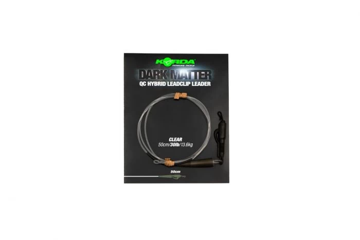 KORDA Dark Matter Leader QC Hybrid Clip 30lb 8 KORDA Dark Matter Leader QC Hybrid Clip 30lb - Afbeelding 8