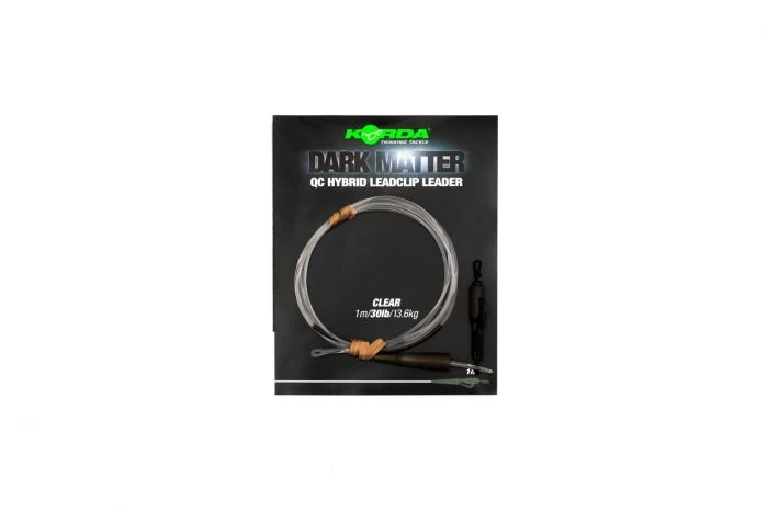 KORDA Dark Matter Leader QC Hybrid Clip 30lb 4 KORDA Dark Matter Leader QC Hybrid Clip 30lb - Afbeelding 4