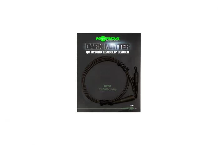 KORDA Dark Matter Leader QC Hybrid Clip 30lb 3 KORDA Dark Matter Leader QC Hybrid Clip 30lb - Afbeelding 3