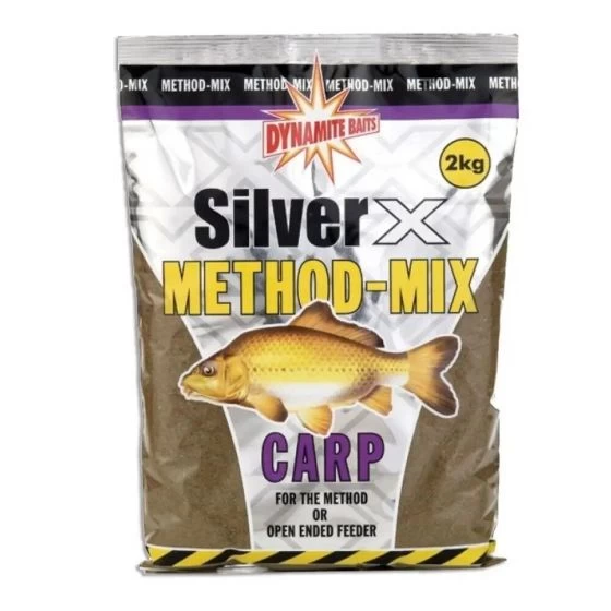 Dynamite Baits - Silver X Groundbait 2kg Carp Method Mix 1 Dynamite Baits - Silver X Groundbait 2kg Carp Method Mix