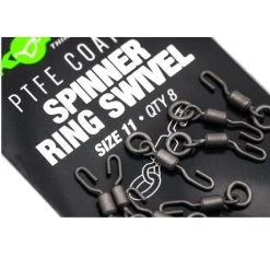 Korda - PTFE Spinner Ring Swivels - Size 11