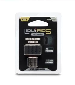 LiquiRigs - Liquid Booster Cylinders -Wilde Visserij Winkel liquid booster cylinder black clear