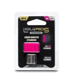 LiquiRigs - Liquid Booster Cylinders -Wilde Visserij Winkel liquid booster cylinder pink clear