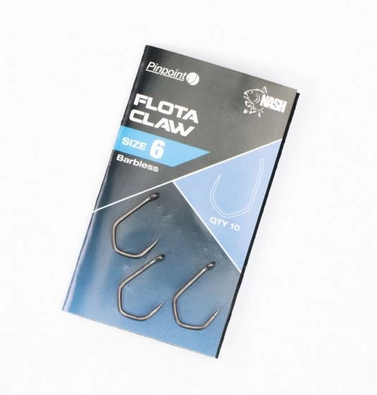 Nash - Pinpoint Flota Claw Barbless Hooks 1 Nash - Pinpoint Flota Claw Barbless Hooks