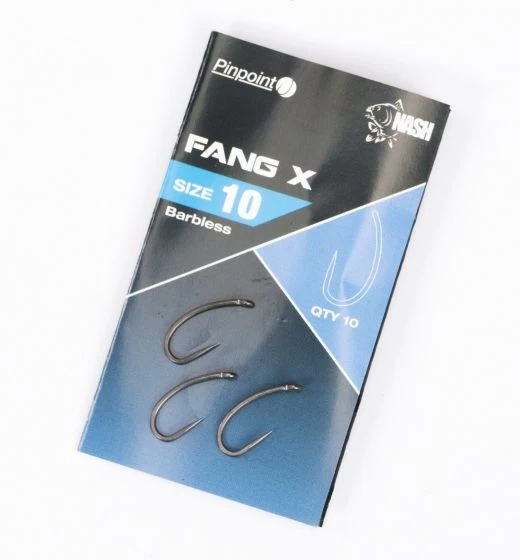 Nash - Pinpoint Fang X Barbless Hooks 1 Nash - Pinpoint Fang X Barbless Hooks