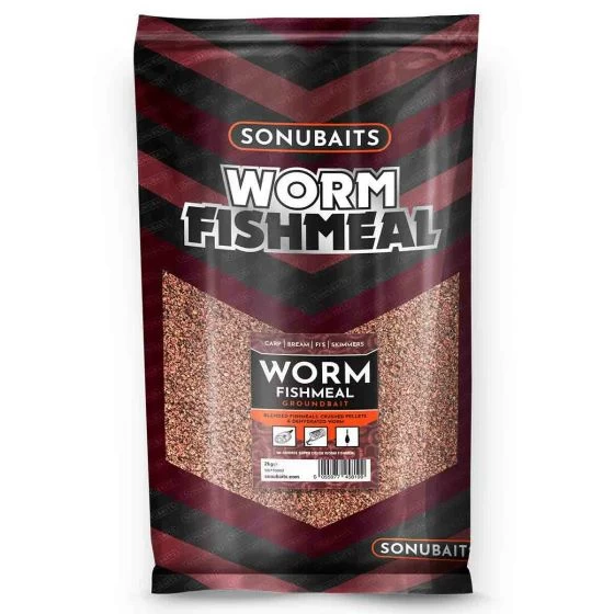Sonubaits - Worm Fishmeal Groundbait - 2kg 1 Sonubaits - Worm Fishmeal Groundbait - 2kg