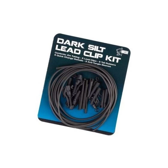 Nash - Lead Clip Pack - Dark Silt 1 Nash - Lead Clip Pack - Dark Silt