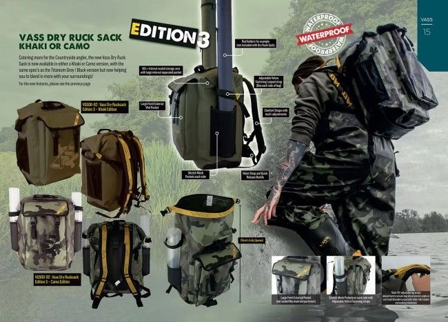 VASS - Dry Ruck Sack - Edition 3 - Khaki 8 VASS - Dry Ruck Sack - Edition 3 - Khaki - Afbeelding 8